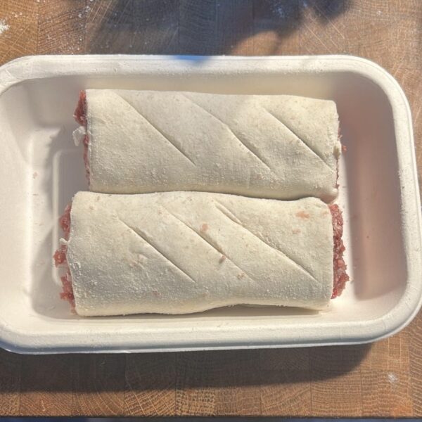 Wild Venison Sausage Rolls